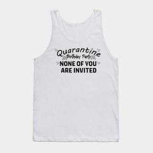 Quarantine Birthday Party Svg, Funny Quarantine Birthday Svg, Kids Svg, Girl Shirt Svg, Boy Svg Cut Files for Cricut & Silhouette, Png Tank Top